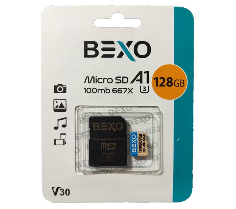 کارت حافظه MicroSDHC بکسو UHS-I U1 سرعت 65MBps ظرفیت 16 گیگابایت